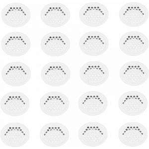 -Grille Aerartion 20 Pices Grille Ventilation 35mm Grille Aeration Grille de Ventilation Grille D'aration Trou Inox Blanc Ronde Grille Ventilation