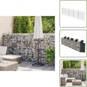 Vidaxl - Panier de gabion Acier galvanis&eacute; 300x30x100 cm - Paniers De Gabions - Cl&ocirc;ture M&eacute;tallique - Cl&ocirc;ture En Acier - Barriere Jardin - D&eacute;coration