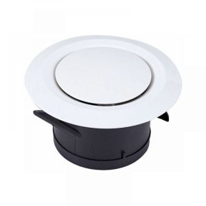Parkside - Bouche d'extraction et d'insufflation d'air Ø100, 3 griffes articulées - Grille de ventilation plastique ronde orientable - Ventilation