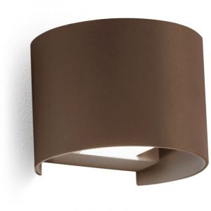 G.e.a.luce - Applique murale gea led marron henk r ges877c led 3000k ip65 faisceau orientable classique applique extérieure biemission