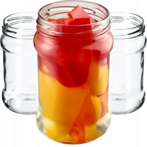 Kadax - 50x Bocaux de Conservation Pot de 315 ml Pot en Verre Confiture Jus de Miel Weki