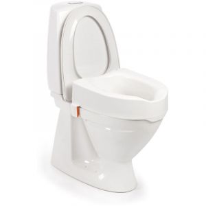 Etac My-Loo - rehausseur de WC avec fixations (6 ou 10 cm), avec ou sans couvercle. Etac My-Loo - rehausseur de WC (6 cm de hauteur, 150 kg).