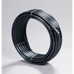 TUBE PE AEP 16B - Tuyau pe bande bleue 12.5 bars 40x3.7 couronne 100m