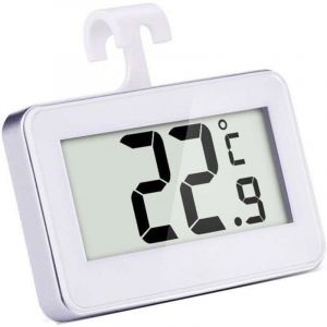 R&eacute;frig&eacute;rateur Thermom&egrave;tre Digital Cong&eacute;lateur Thermom&egrave;tre Digital et Moniteur de Int&eacute;rieure Temp&eacute;rature, Blanc