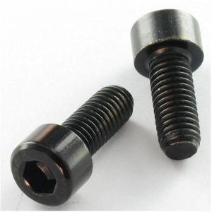 Vis métaux chc btr M4X8 Filetage total Classe 8.8 Clé de 3 HC3 Acier zingué noir-1 piece
