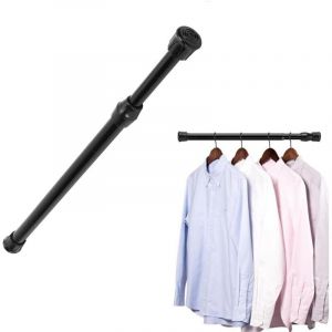 30-50cm 1.3cm Tige Tension Courte Solide, Ressort Robuste Extensible R&eacute;glable Barre Petite Tringle Rideau T&eacute;lescopique San Per&ccedil;age Rideaux Fen&ecirc;tre
