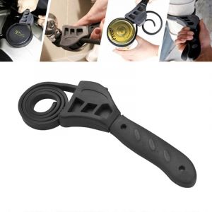 Csparkv - Clef à Sangle en Caoutchouc Clé à Sangle Desserrage Filtre Antidérapant Sangle Cle a Molette Anti-usure Réglable pour Décapsuleur Outils de