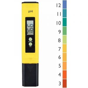 KZQ - Testeur de Ph Professionnel, Fonction D'étalonnage Automatique et 0,00-14,00 Gamme de Mesure pour l'Eau Portable Aquarium Hydroponie Piscine