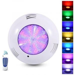 Projecteur Piscine LED , 35W Lampe Piscine extra-plats RGB Dimmable Multicolore Changement LED Submersible avec T&eacute;l&eacute;commande,Angle de faisceau