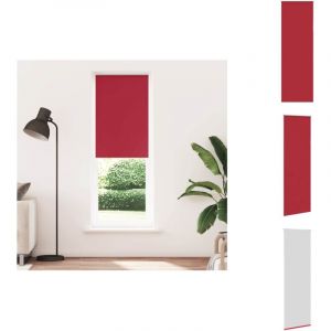 Vidaxl - Store enrouleur occultant rouge largeur du tissu 70,7 cm - Store Enrouleur - Stores Enrouleurs - Store De Jour Et De Nuit - Store Occultant