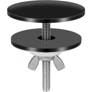 Ugreat - Couvercle Trou Robinet Noir, 5 cm Acier Inoxydable Couvercle Trou Robinet Évier Cache Trou pour Évier Étanche Couvercle Évier Cuisine Noir