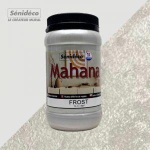 Senideco - mahana – Peinture sablée effet métallisé 1L coloris Frost