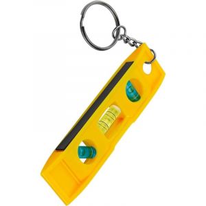 Mini Niveau a Bulle avec Trou de Suspension, Niveau &agrave; Bulle Magn&eacute;tique 9 cm, avec 3 Angles 45&deg;/90&deg;/180&deg;, Alliage D'Aluminium, Outil de Mesure pour