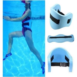 Ceinture flottante de natation - Ceinture d'exercice d'aquagym - Aide à la flottaison en mousse Aqua Fitness - Bleu Aimoonsa