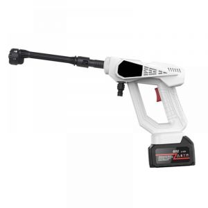 Nettoyeur haute pression portable, pistolet &eacute;lectrique 300 W avec buse pivotante 6 en 1, 22 bars - 48 V (avec une batterie)