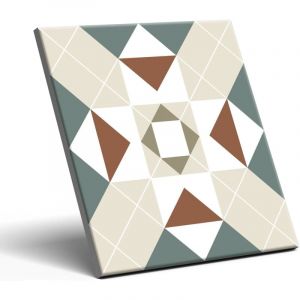 ADA - Carrelage D&eacute;coratif en Porcelaine Patchwork Victorien 20x20 cm Qualit&eacute;. et