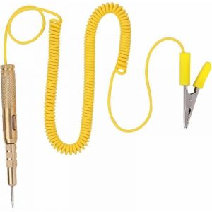 Fitags - Circuit Testeur Pen, Auto Voiture Véhicule Testeur de Circuit Testeur dc 6V 12V 24V Ampoule Tension Stylo Testeur Jaune