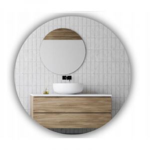 Miroir Mural Rond Classique Sans Cadre, Diam&egrave;tre 80 Cm, Diff&eacute;rentes Tailles