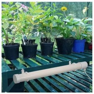 CHALET & JARDIN Chauffage &eacute;lectrique 60W pour serre et abri &ndash; avec r&eacute;gulation thermique