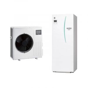 Mitsubishi Electric - Pompe é chaleur air eau Ecodan Hydrotank module hydraulique SUZ-SWM80VA avec unité intérieure ERST20D-VM2D 200 litres