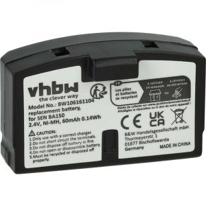 1x Batterie compatible avec Sennheiser ri 50, rs 85, rs 8, ri 810 s, ri 55, rs 65, rr 2400 casque audio, écouteurs sans fil (60mAh, 2,4V, NiMH) - Vhbw