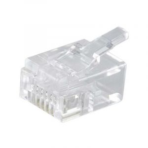 Prise modulaire r&eacute;seau basic-s RJ12 6 p&ocirc;les, 6 contacts occup&eacute;s, version dec, contacts dor&eacute;s ve 10 BS72050-DEC-10 m&acirc;le, d S482172 - Shiverpeaks
