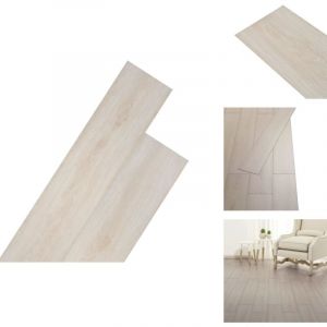 Vidaxl - Dalles de plancher pvc autoadhésif blanc chêne classique - Carrelage Pvc - Dallettes De Sol - Parquet Imitation Bois - Revêtement De Sol