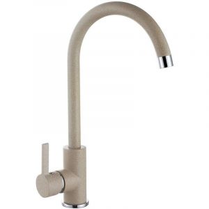 Bagnoclic - Robinet mitigeur pour cuisine couleur avoine granit sable
