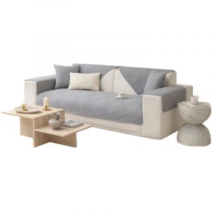 Housse De Canap&eacute; d'angle, Couvre/Jete/Protege De Canape 3 Places, Housse Bz/Fauteuil/Clic Clac 2 Places Convertible, Protection Canap&eacute; Chat Chien