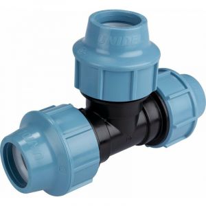 T&eacute; de d&eacute;rivation pour tuyau poly&eacute;thyl&egrave;ne &eacute;gal 40mm