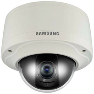 Samsung - Cam&eacute;ra D&ocirc;me ip wdr Antivandalisme 600TVL compatible nvr R&eacute;seau PoE SNV-3082P