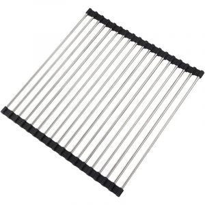 Dpzo - jamais UTILIS&Eacute;]Egoutoire Vaisselle Cuisine, Egouttoir Vaisselle Pliable, Egoutoire Vaisselle Cuisine inox, &Eacute;gouttoir &agrave; Vaisselle de Comptoir