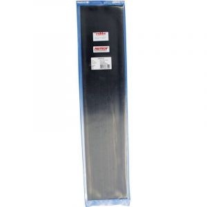 T02-107-500 Bande auto-agrippante hotmelt &agrave; coller partie velours (l x l) 500 mm x 100 mm noir 1 pc(s) - Fastech