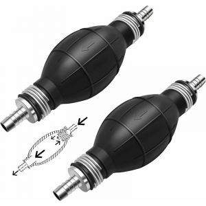Dpzo - 8mm Poire d'Amorçage Carburant Auto Bateau, 2Pcs Carburant Diesel Pompe à Main pour Transférer le Gaz Carburant Diesel Eau Liquide Automobile