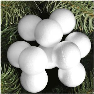Boules En Polystyrène 5cm Boules De Noël Pack Décorations 100