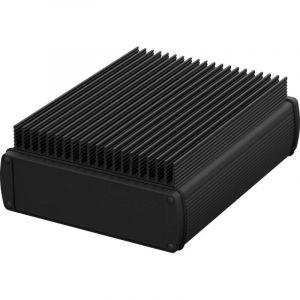 Abph 1600-0200 k alubosset 84516200.HMT1 Bo&icirc;tier de dissipation thermique 169 x 200 x 52 aluminium noir (ral 900 - Bopla