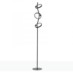 Barcelona Led - Lampadaire led en aluminium 'garland hollywood' - 15W - Lumière - Noir