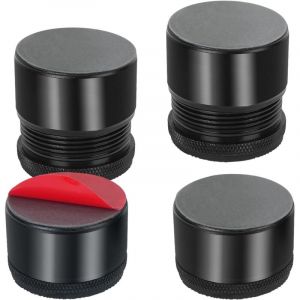 Lot de 4 Rehausseurs de Lit, Pieds de Meubles r&eacute;glables en Hauteur de 2,7-4,0 cm, Rehausseurs de Meubles Adh&eacute;sifs, pour lit, Table, Chaise, Armoire,