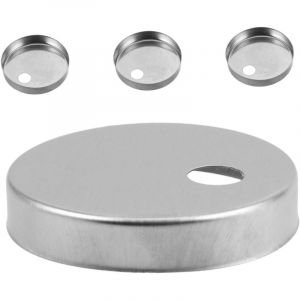 4 pièces Cache Vis Décoratifs Acier Inoxydable pour Lot de Protection et Renforcées Installation Facile pour Fixation Abattant WC