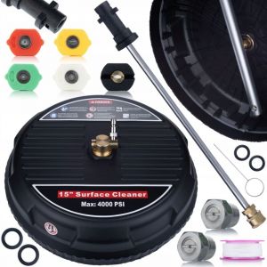 Rosfix T-Racer Combo Set - Ensemble pour nettoyeur haute pression K&auml;rcher T-Racer pour patio Lance 34 cm bayonet 5 buses 1/4" Quick Connect K2-K7