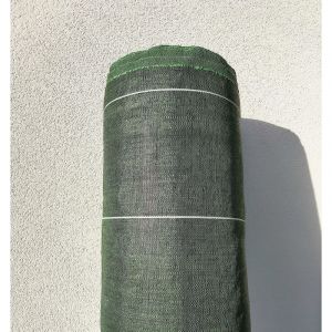 130g/m2 Toile Bache de paillage Vert tissée Anti-Mauvaises Herbes Largeur 1,28m Longueur 5m