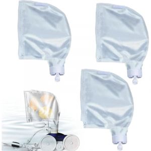 Sacs De Nettoyeur De Piscine pour Polaris 280 Ou 480, Sac pour Robot Robot Piscine, 3 Remplacement De Sac Zipper Sacs &Agrave; en Maille &Agrave; Usage Multiple