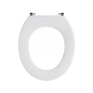 Pressalit - Objecta abattant wc sans couvercle polygiene blanc 89490