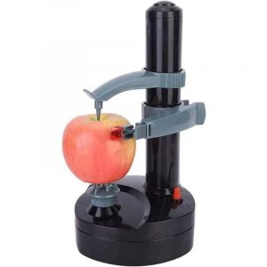 &Eacute;plucheur de pommes de terre &eacute;lectrique, &eacute;plucheur de pommes rotatif automatique, Machine &agrave; &eacute;plucher les fruits et l&eacute;gumes, outil d'&eacute;pluchage de