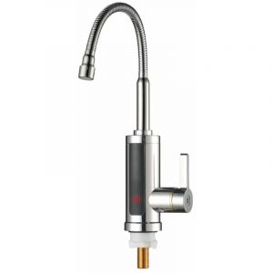 Robinet de chauffe-eau instantan&eacute; robinet &eacute;lectrique avec chauffe-eau instantan&eacute; Chauffe-eau 3000W Affichage de la temp&eacute;rature &agrave; LED mitigeur