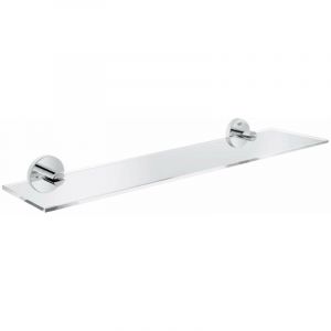 Grohe - Essentials - Tablette en verre, chrome 40799001