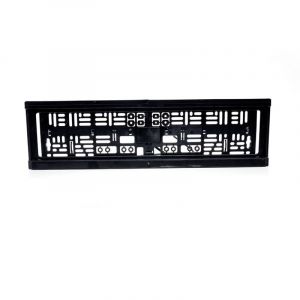 WAS - Support de plaque d'immatriculation 2100 (l x h x p) 584 x 163 x 32 mm C586002
