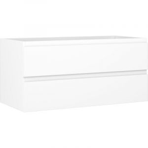 Mexen Orio meuble de salle de bain sous lavabo 100 cm, 2 tiroirs, blanc mat - 91A10-10047-2-BFF01