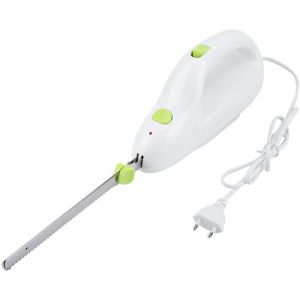 Cutter de pain &eacute;lectrique, couteau de coupe automatique de la bougie UE 220-240V, pour toast &agrave; viande congel&eacute;e