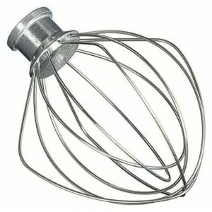 Debuns - Fouet en Fil d'acier Inoxydable Compatible avec KitchenAid K45WW WP9704329 KSM150 KSM160 K45 KSM90 Accessoire Robot..